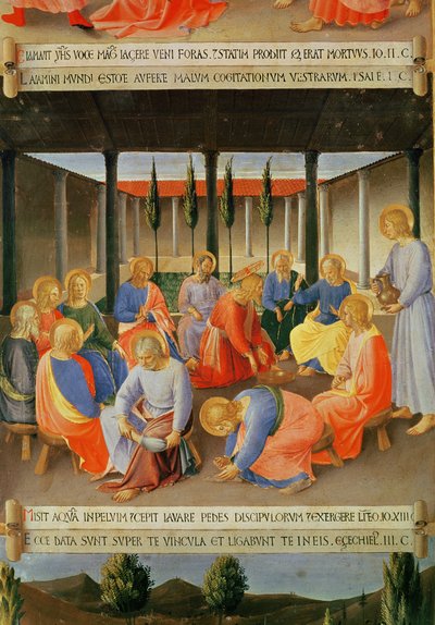 Le Lavement des pieds (détail) - Fra Angelico